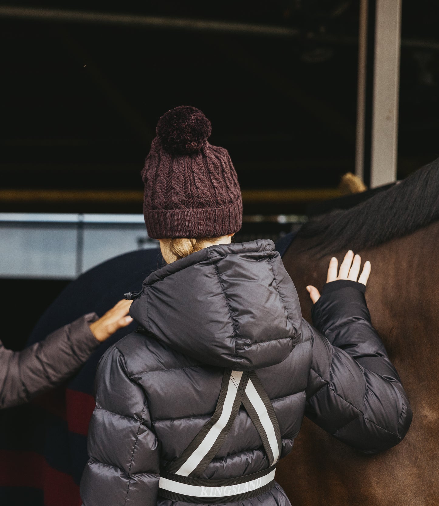 KLellery Chapeau en tricot torsadé pour femmes
