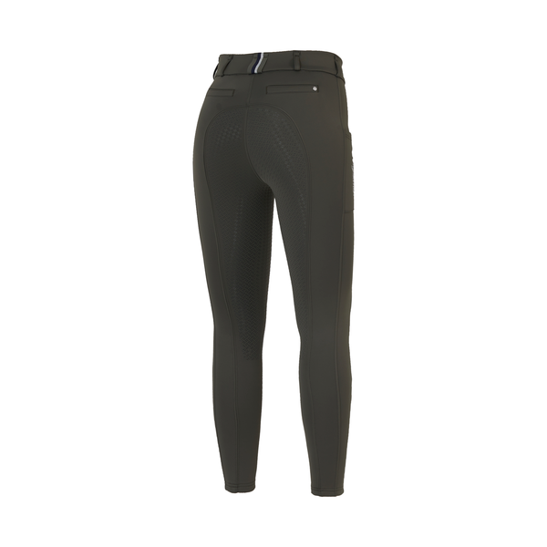 KLkornelia Pantalon d'équitation à fond intégral intérieur brossé pour femmes