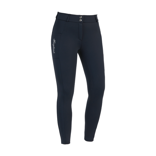 KLkornelia Pantalon d'équitation à fond intégral intérieur brossé pour femmes