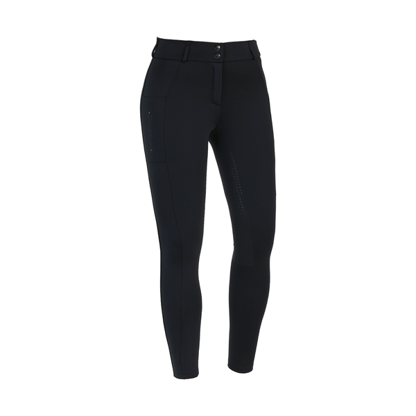 KLkornelia Pantalon d'équitation à fond intégral intérieur brossé pour femmes