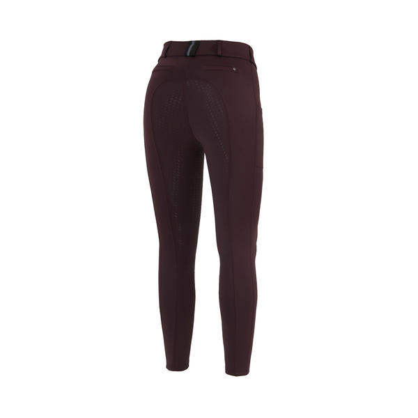 KLkornelia Pantalon d'équitation à fond intégral intérieur brossé pour femmes
