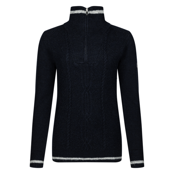 KLGalilea Pull Tricot Demi-zip pour Femmes