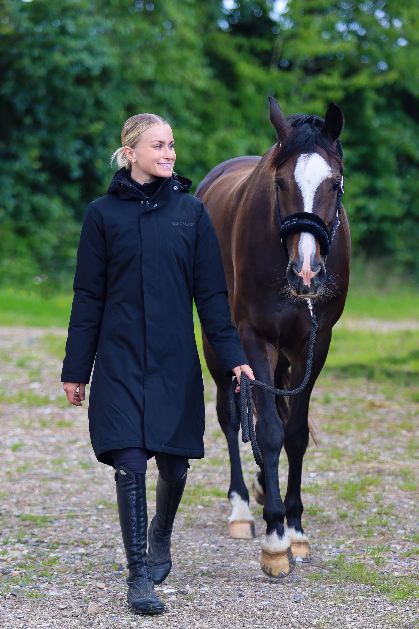 KLfaithlyn Veste de pluie isolée pour femmes