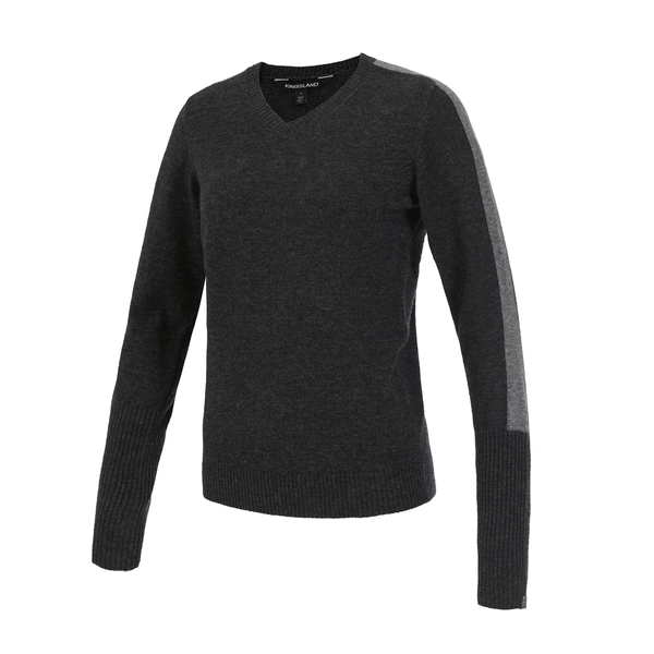 KLfia Womens - Pull tricoté à col en V