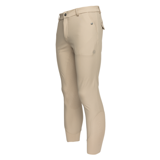 KLkoa Pantalon d'équitation sans couture grip intégral homme